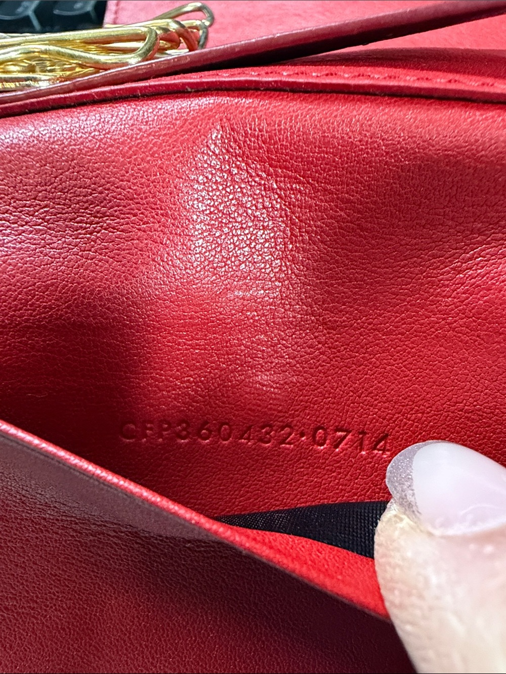 Saint Laurent Pink Leather Card & Key Holder - Picture 7 of 7